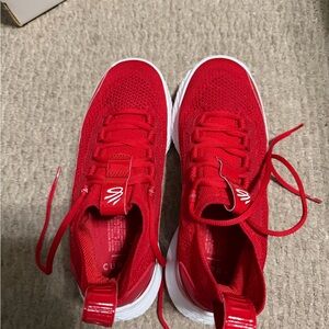 Under Armour Red Women's Basketball Sneakers